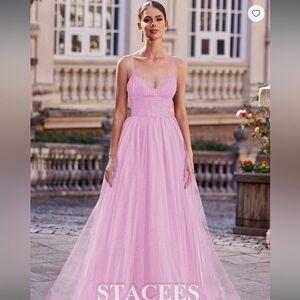 Brand new pink prom dress. Never worn.  Size 2